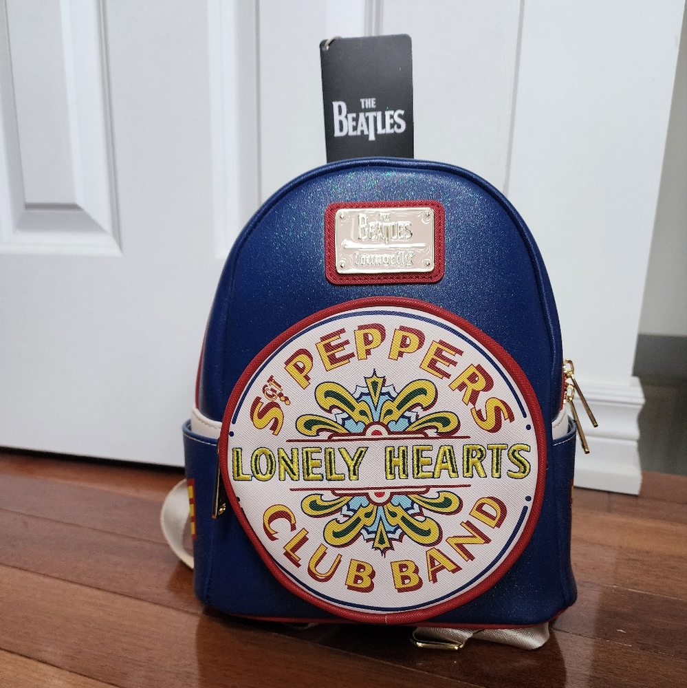 NWT Loungefly Beatles Sgt. Peppers Mini Backpack
